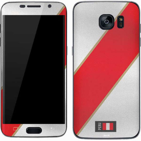 Peru Soccer Flag Galaxy S7 Skin